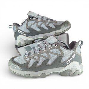 OBOZ Cirque Low Outdoor Trail Hiking Shoes Women's 8.5 Grey Waterproof